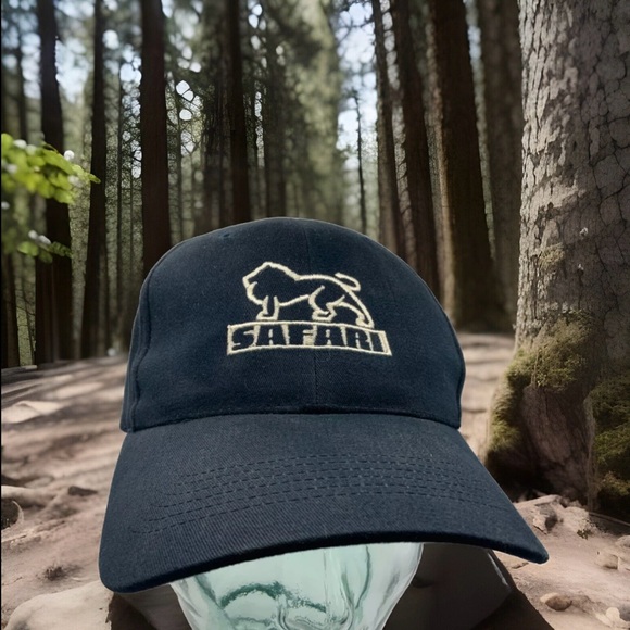 Safari lion Glacier Moose blue hats bundle of 2 - Picture 2 of 10